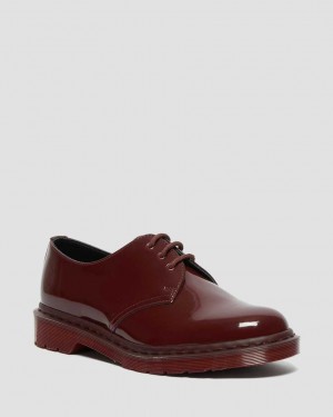 Outlet Zapatos Oxford Dr Martens Hombre Rojos Mexico Tienda Online Dr Martens