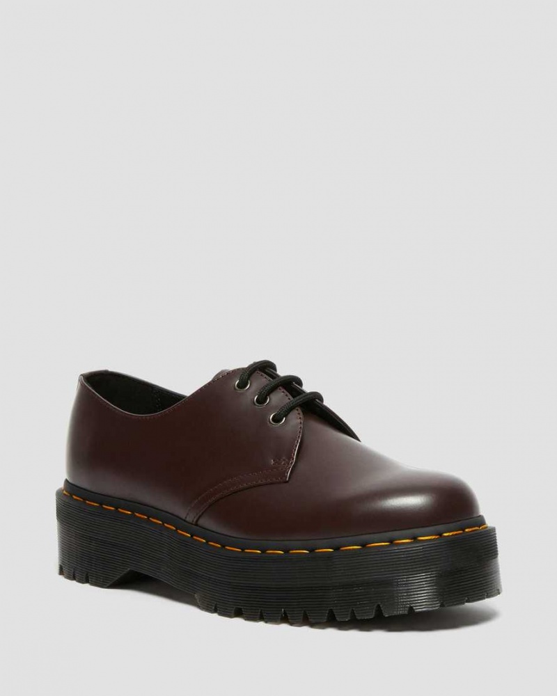 Zapatos Oxford Dr Martens Pagina Oficial Mexico 1461 Smooth Cuero Hombre Vino